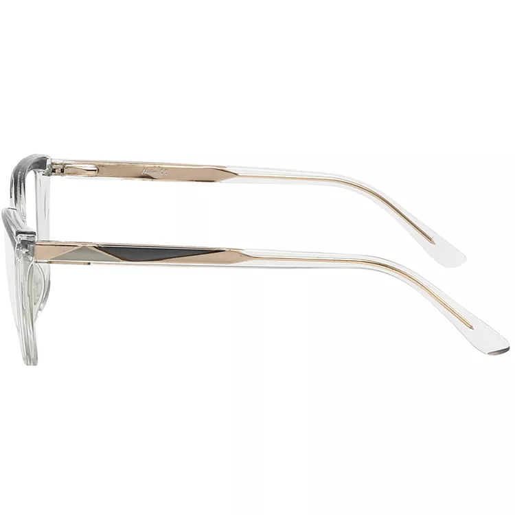 Geometric Pattern colored Core Wire Temple Frames